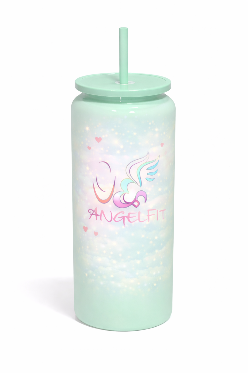 Pastel Tumbler Cup with Lid & Straw | Cute Aesthetic Drinkware