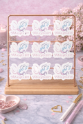 AngelFit Sticker Pack (12 Pack) | Cute Fitness & Aesthetic Stickers