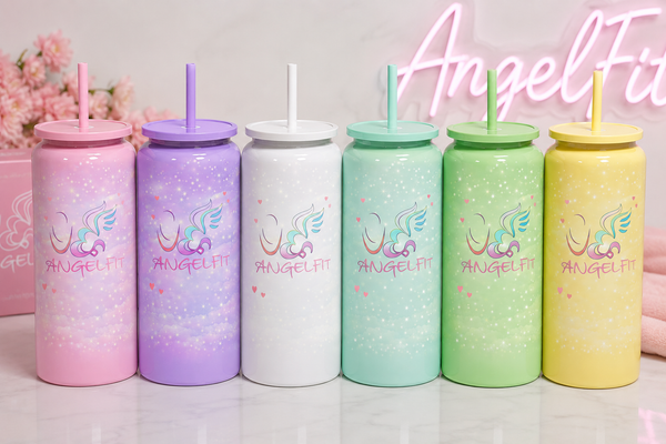 Pastel Tumbler Cup with Lid & Straw | Cute Aesthetic Drinkware