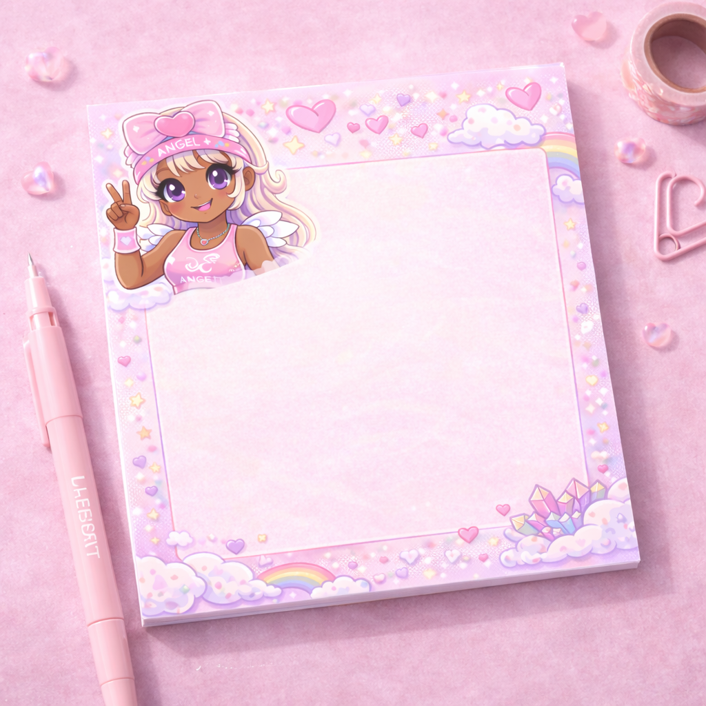 AngelFit Mini Notepad | Cute Aesthetic Pocket Planner Pad
