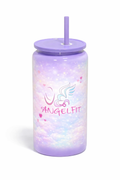 Pastel Tumbler Cup with Lid & Straw | Cute Aesthetic Drinkware