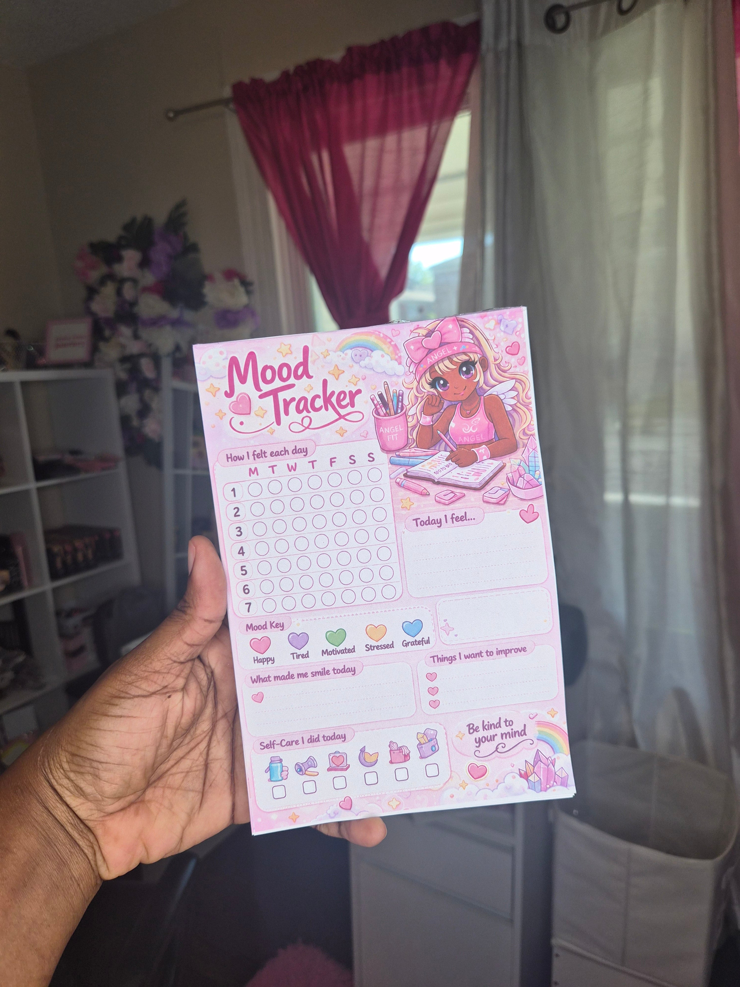 Mood Tracker Journal | Daily Mental Health & Wellness Planner