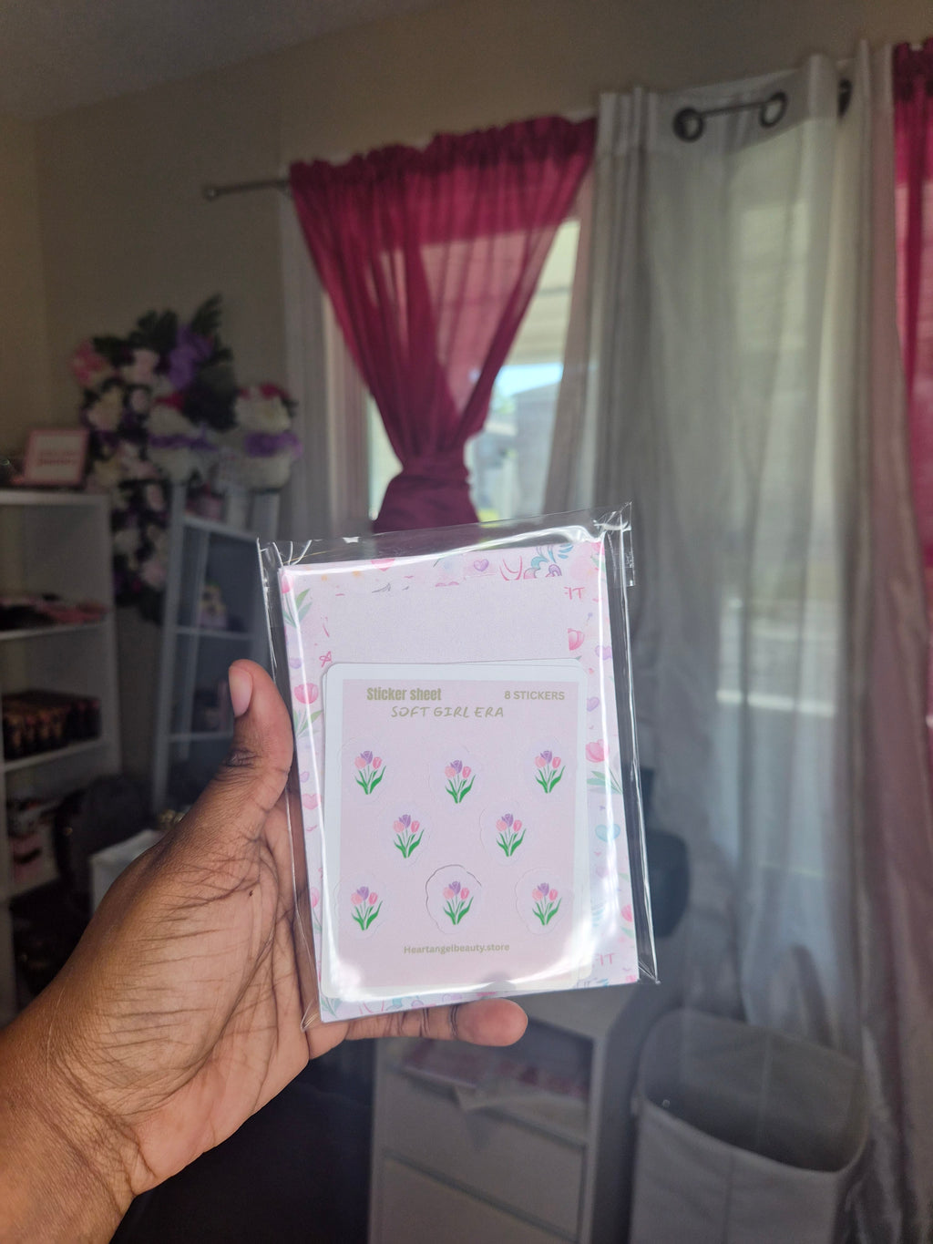 AngelFit Mini Notepad & Sticker Sheet Set | Aesthetic Planner Bundle